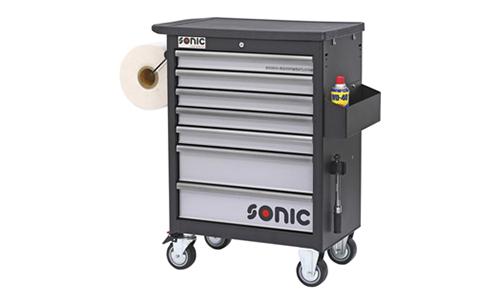 SONIC 4730117 CLASSICAL 7 DRAWERS TROLLEY/BLACK