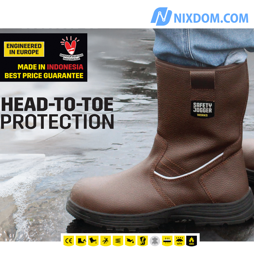 SAFETY-JOGGER Head-to-Toe Protection Safety Boots (Canyon Heavy)