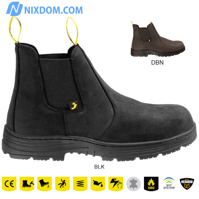 SAFETY-JOGGER Jackman Comfortable Chelsea Boots (Medium)