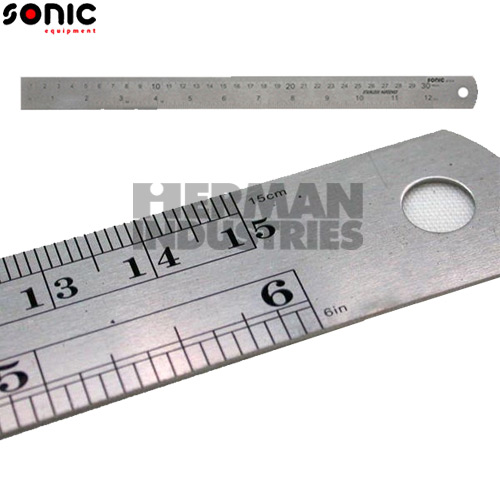 SONIC 47004 Stainless Steel Straight Rule 30cm