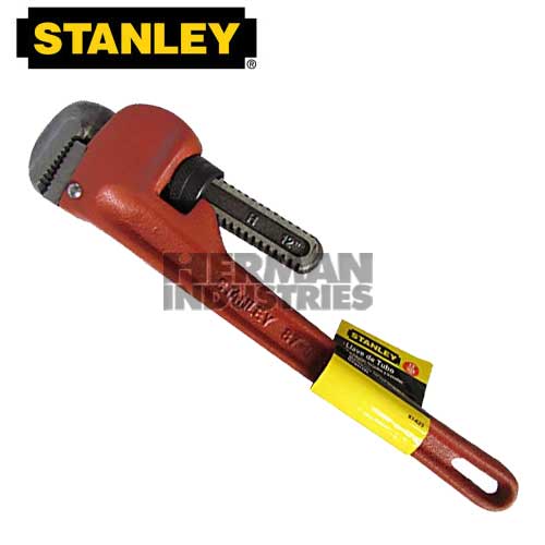 STANLEY Heavy Duty Pipe Wrench 12"