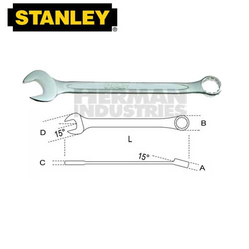 STANLEY Wrench Combination Slimline 06 mm